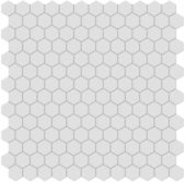1" Gallery Grey Matte Hex Mosaic | Glens Falls Tile & Supplies