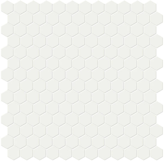 1" White Matte Hex Mosaic | Glens Falls Tile & Supplies