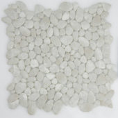 12X12 Light Grey Pebble Mosaic | Glens Falls Tile & Supplies