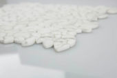 12X12 White Pebble Mosaic | Glens Falls Tile & Supplies