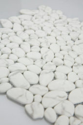 12X12 White Pebble Mosaic | Glens Falls Tile & Supplies