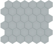 2" Cloud Blue Matte Hex Mosaic | Glens Falls Tile & Supplies