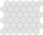 2" Gallery Grey Matte Hex Mosaic | Glens Falls Tile & Supplies