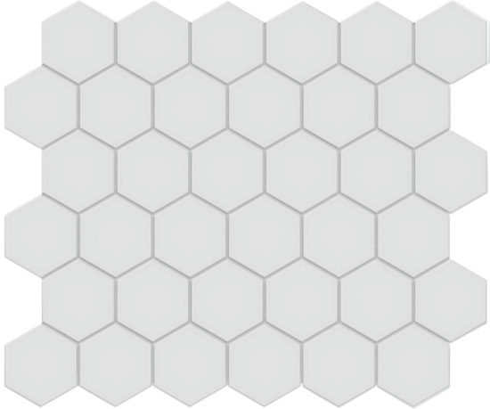 2" Gallery Grey Matte Hex Mosaic | Glens Falls Tile & Supplies