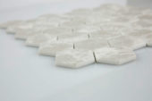 2" Light Grey Hexagon Mosaic | Glens Falls Tile & Supplies