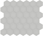 2" Loft Grey Matte Hex Mosaic | Glens Falls Tile & Supplies