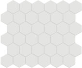2" Vintage Grey Matte Hex Mosaic | Glens Falls Tile & Supplies