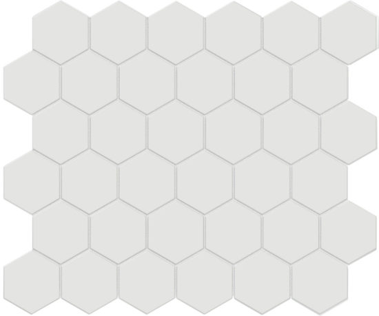 2" Vintage Grey Matte Hex Mosaic | Glens Falls Tile & Supplies