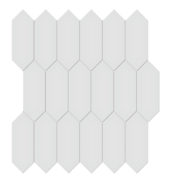 2x5 Gallery Grey Glossy Picket Mosaic | Glens Falls Tile & Supplies