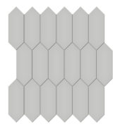 2x5 Loft Grey Matte Picket Mosaic | Glens Falls Tile & Supplies