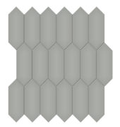 2x5 Taupe Glossy Picket Mosaic | Glens Falls Tile & Supplies