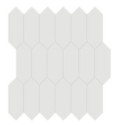 2x5 Vintage Grey Matte Picket Mosaic | Glens Falls Tile & Supplies