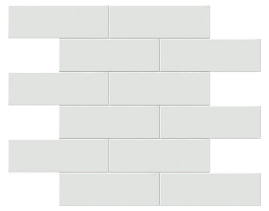 2x6 Gallery Grey Matte Brick Mosaic | Glens Falls Tile & Supplies