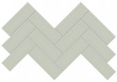 2x6 Soft Sage Glossy Herringbone Mosaic | Glens Falls Tile & Supplies