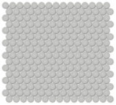 3/4" Loft Grey Matte Penny Round Mosaic | Glens Falls Tile & Supplies