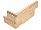 African Dune 6X18 Assembled Corner | Glens Falls Tile & Supplies
