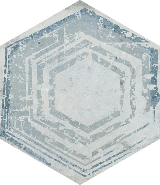 Alma 5.5X6.3 Grey Decor Hexagon | Glens Falls Tile & Supplies