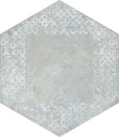 Alma 5.5X6.3 Grey Decor Hexagon | Glens Falls Tile & Supplies