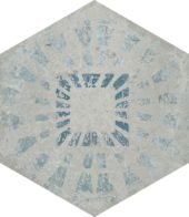 Alma 5.5X6.3 Grey Decor Hexagon | Glens Falls Tile & Supplies