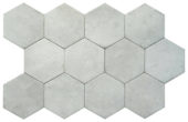 Alma 5.5X6.3 Grey Hexagon | Glens Falls Tile & Supplies