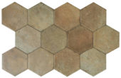 Alma 5.5X6.3 Terra Hexagon | Glens Falls Tile & Supplies