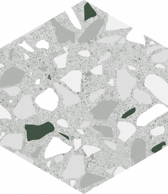 Altea 5.5X6.3” Grey Hexagon | Glens Falls Tile & Supplies