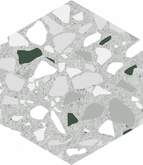 Altea 5.5X6.3” Grey Hexagon | Glens Falls Tile & Supplies