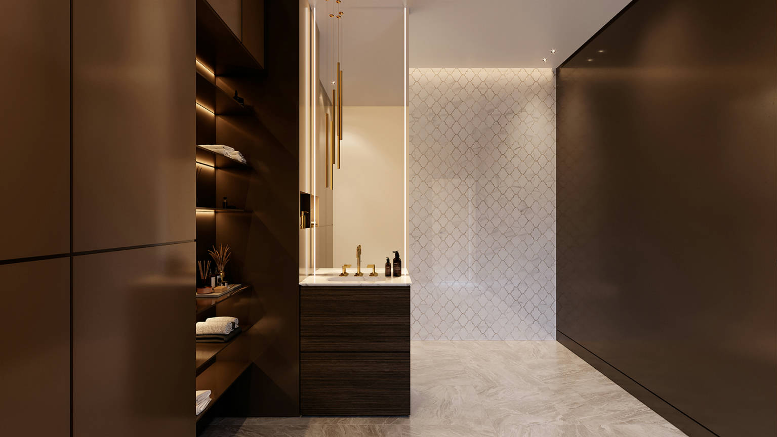 Ardor Infatuation Arabesque Polished Mosaic | Glens Falls Tile & Supplies