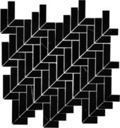 Arrow Nero Mosaic | Glens Falls Tile & Supplies