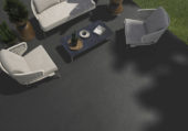 Ashland 36X36 Black | Glens Falls Tile & Supplies