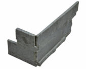 Astro Silver 6X18 Assembled Corner | Glens Falls Tile & Supplies