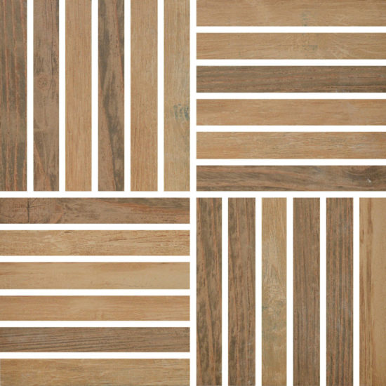 Aurora Multi 12X12 Strip Mosaic | Glens Falls Tile & Supplies
