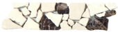 Beige/Brown Opus Mosaic Interlocking Border | Glens Falls Tile & Supplies