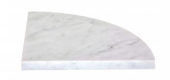 Bianco Carrara 9 Inch Shelf | Glens Falls Tile & Supplies
