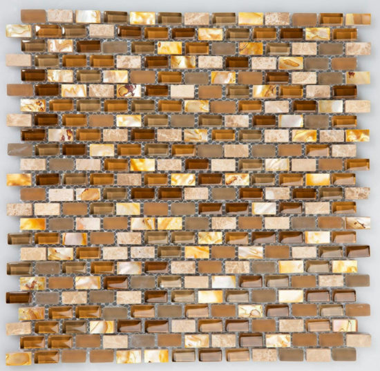 Brown Yahly Mosaic | Glens Falls Tile & Supplies