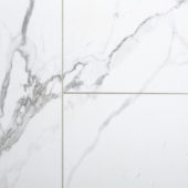 Carrara Marble Shower Wall Kit 36x60x78 | Glens Falls Tile & Supplies