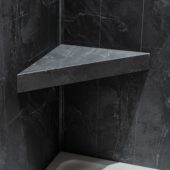 Cracked Slate Shower Bench 26x18.63x3 | Glens Falls Tile & Supplies