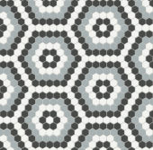 Dawn Blend Matte Hexagon Pattern Mosaic | Glens Falls Tile & Supplies