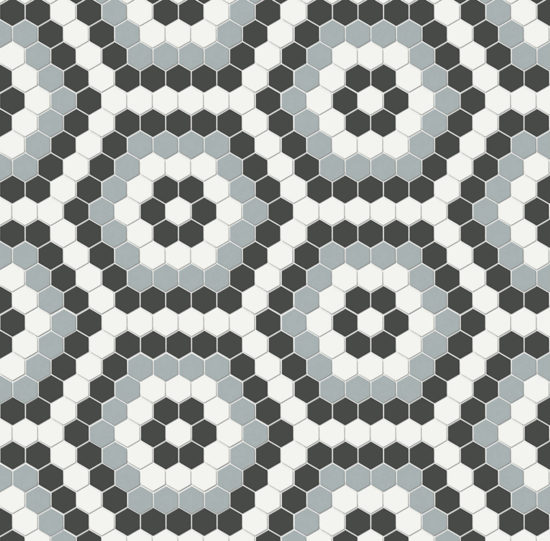 Dawn Blend Matte Hexagon Pattern Mosaic | Glens Falls Tile & Supplies