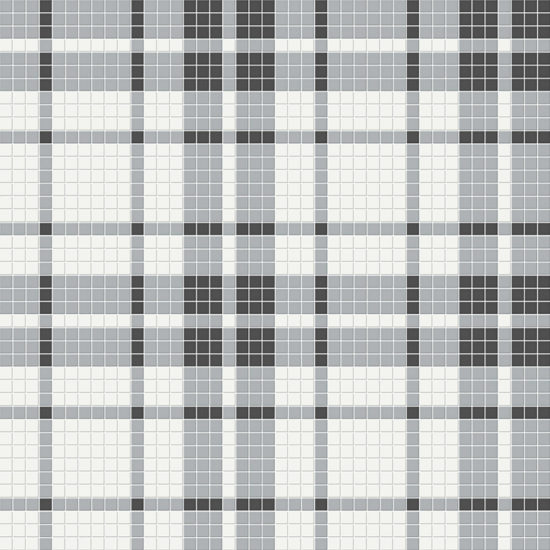 Dawn Blend Matte Plaid Pattern Mosaic | Glens Falls Tile & Supplies