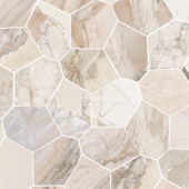 Dynasty Almond Polished/Matte 11X12 Eggs Mosaic | Glens Falls Tile & Supplies