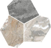 Dynasty Grey Polished/Matte 11X12 Eggs Mosaic | Glens Falls Tile & Supplies