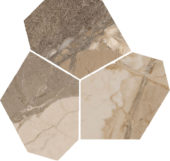 Dynasty Taupe Polished/Matte 11X12 Eggs Mosaic | Glens Falls Tile & Supplies