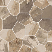 Dynasty Taupe Polished/Matte 11X12 Eggs Mosaic | Glens Falls Tile & Supplies