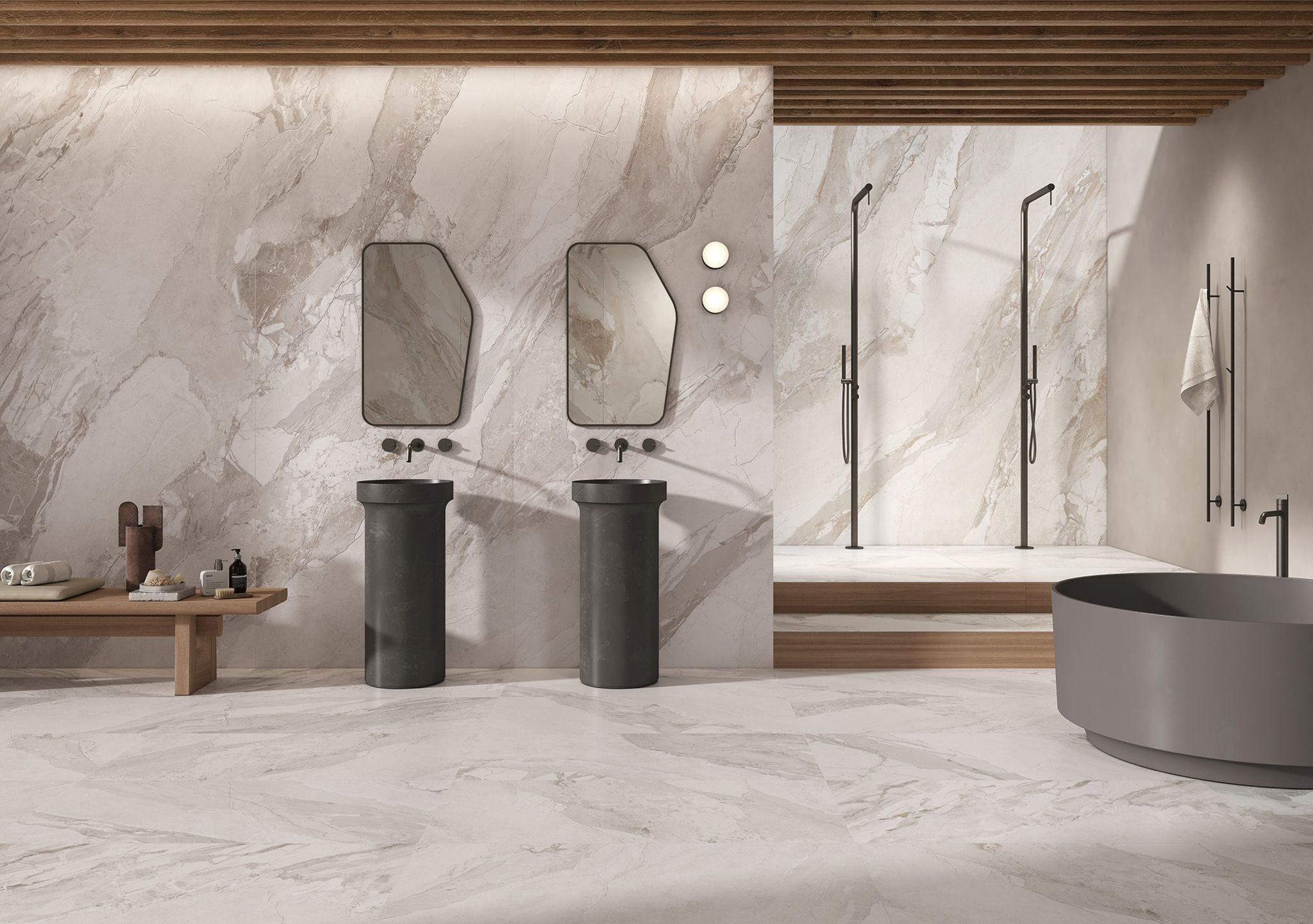 Dynasty White Polished/Matte 24x48 2 | Glens Falls Tile & Supplies