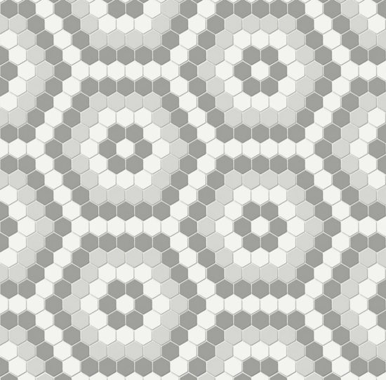 Evening Blend Matte Hexagon Pattern Mosaic | Glens Falls Tile & Supplies