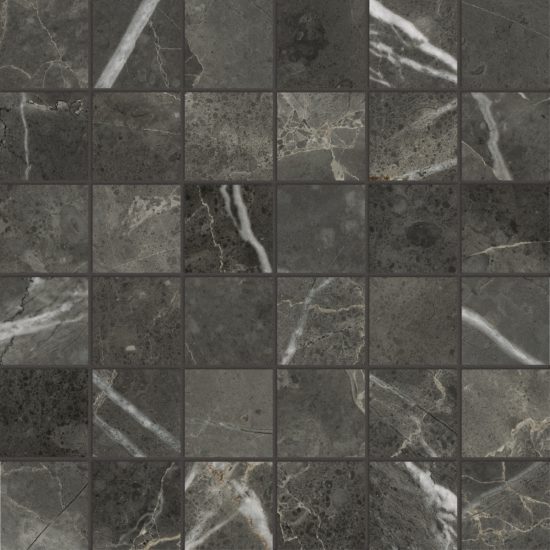 Florence 2X2 Carbon Matte Mosaic | Glens Falls Tile & Supplies