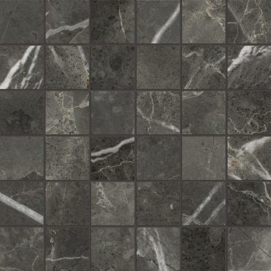 Florence 2X2 Carbon Matte Mosaic | Glens Falls Tile & Supplies