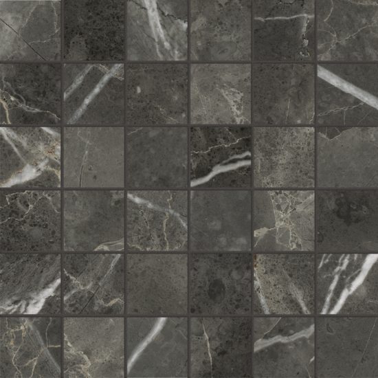 Florence 2X2 Carbon Matte Mosaic | Glens Falls Tile & Supplies