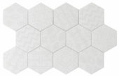 Form 5.5X6.3” White Decor Hexagon | Glens Falls Tile & Supplies